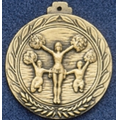 1.5" Stock Cast Medallion (Cheer Pom-Pom)